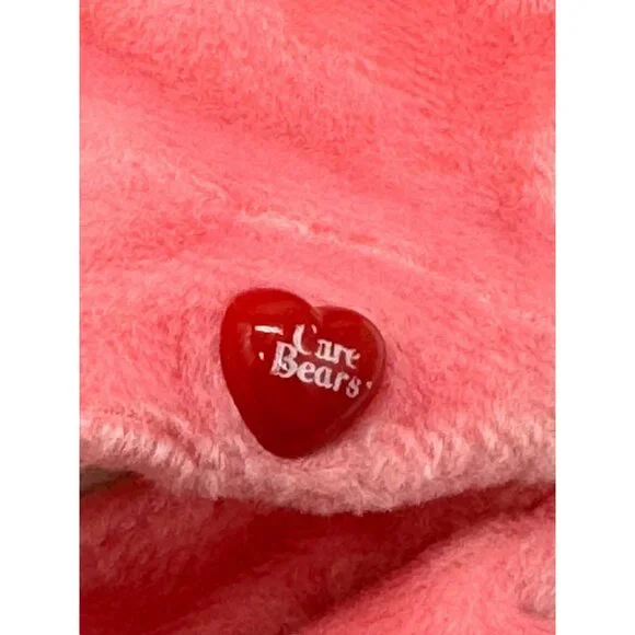 Vintage 2003 Pink Care Bears Love-a-Lot Bear Plush Hand Puppet 9” by Play Along - Picture 4 of 8